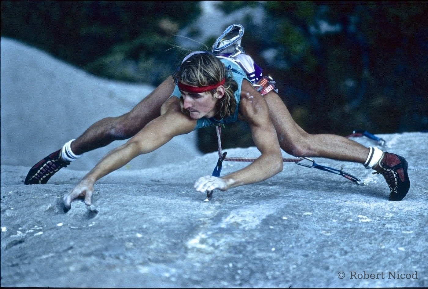 Escalade — Patrick Edlinger, « Fenrir », Verdon 1982