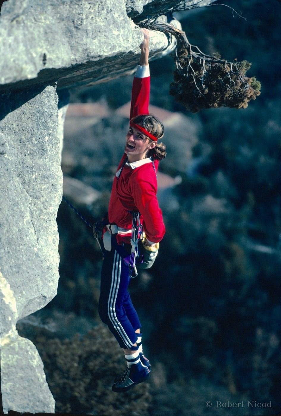 Escalade — Patrick Edlinger, Buoux 1982