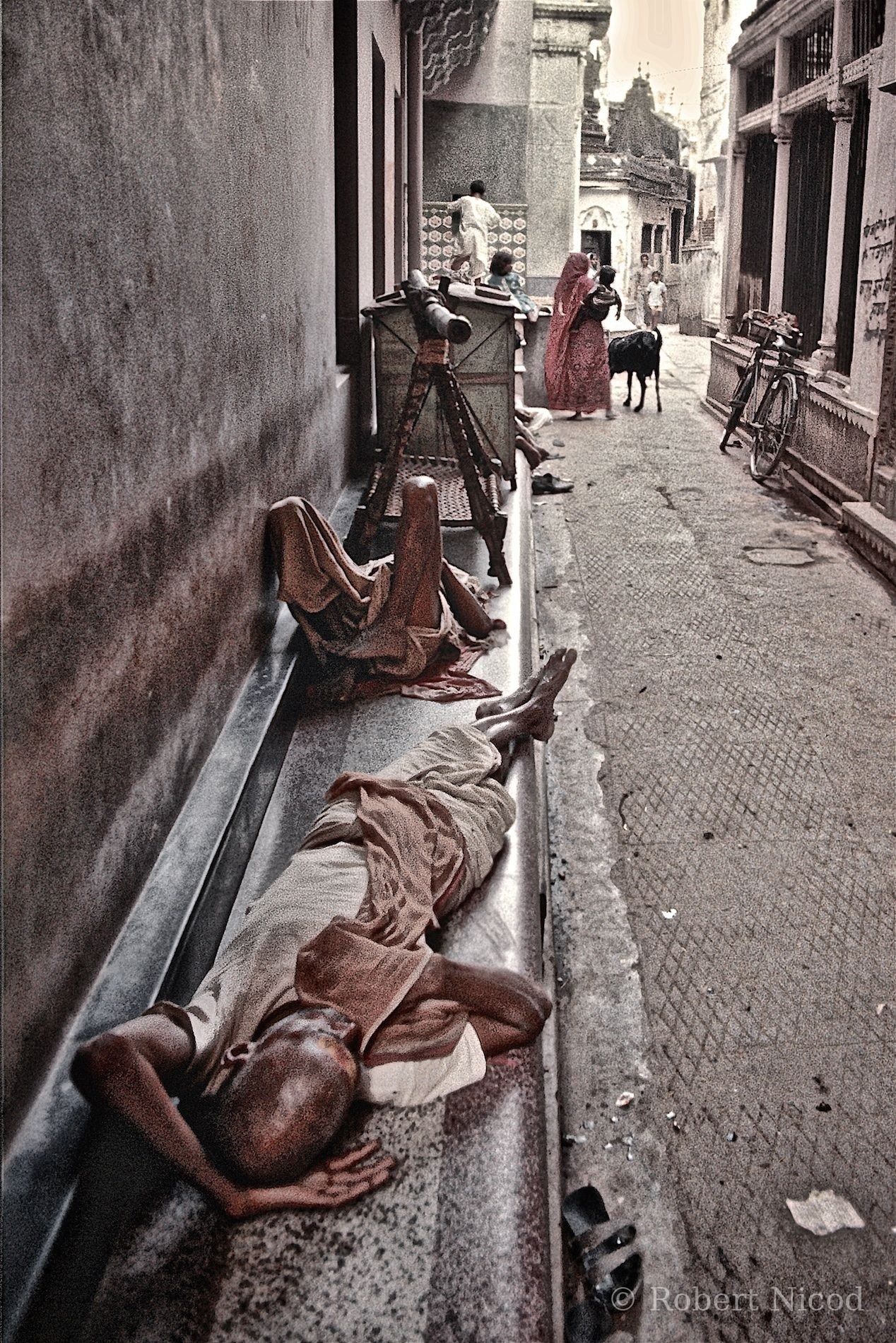 Reportage Inde 1977 — La rue pour seul refuge, Delhi 1977