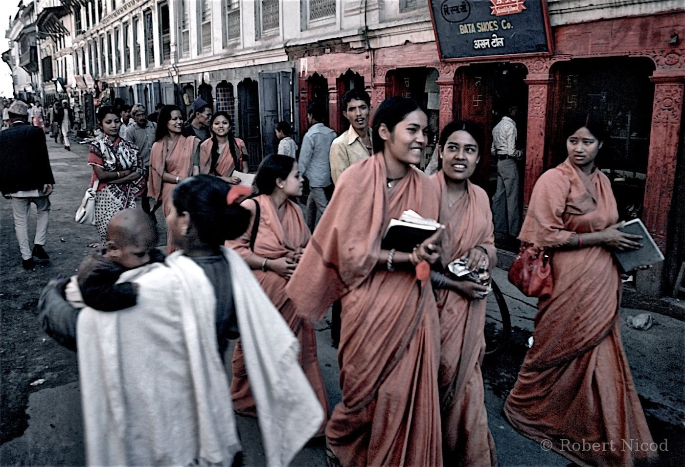 Nepal 1977 — Students, Kathmandu 1977