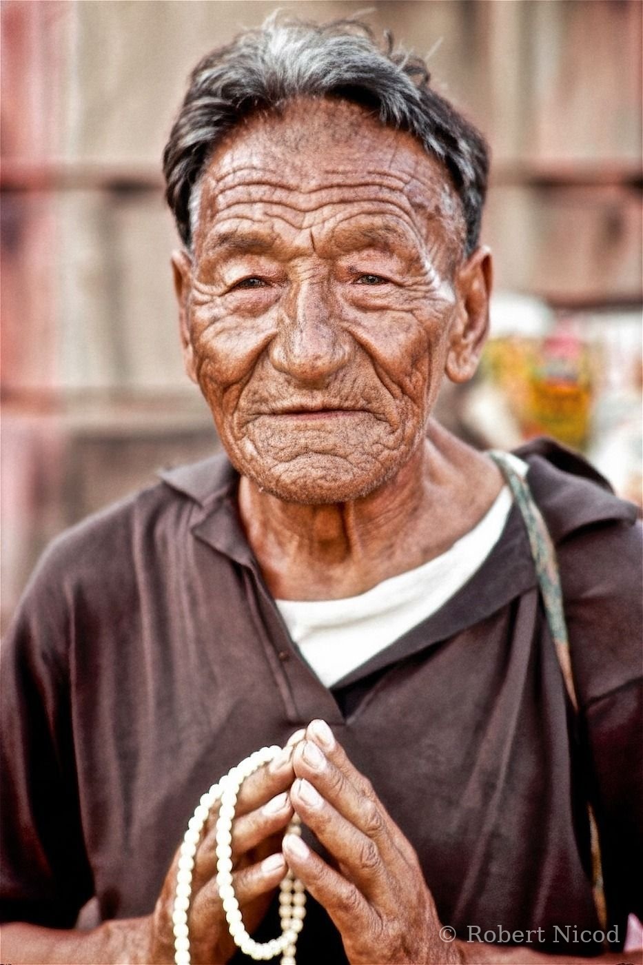 Nepal 1977 — Tibetan sage, Kathmandu 1977