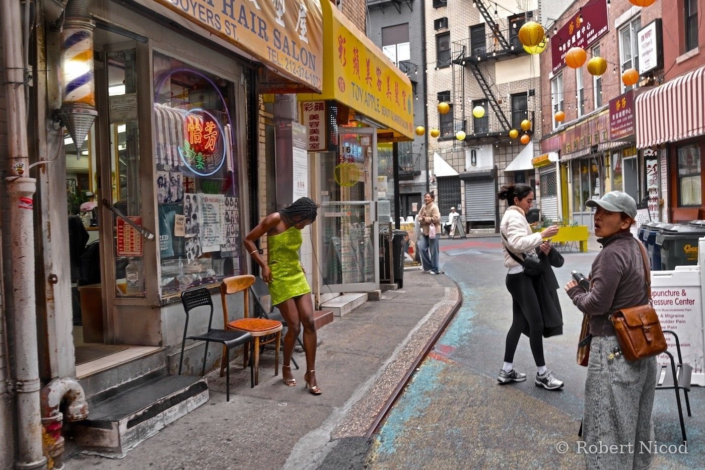 New York — Dernier ajustement avant la séance photo, Chinatown, New York