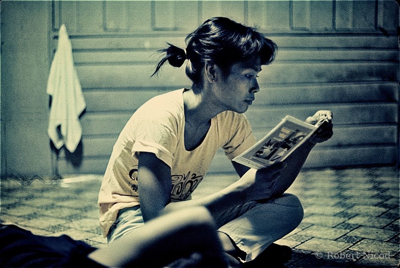 Reportage Thaïlande 1980 — Thaïlandaise chez elle, Bangkok 1980