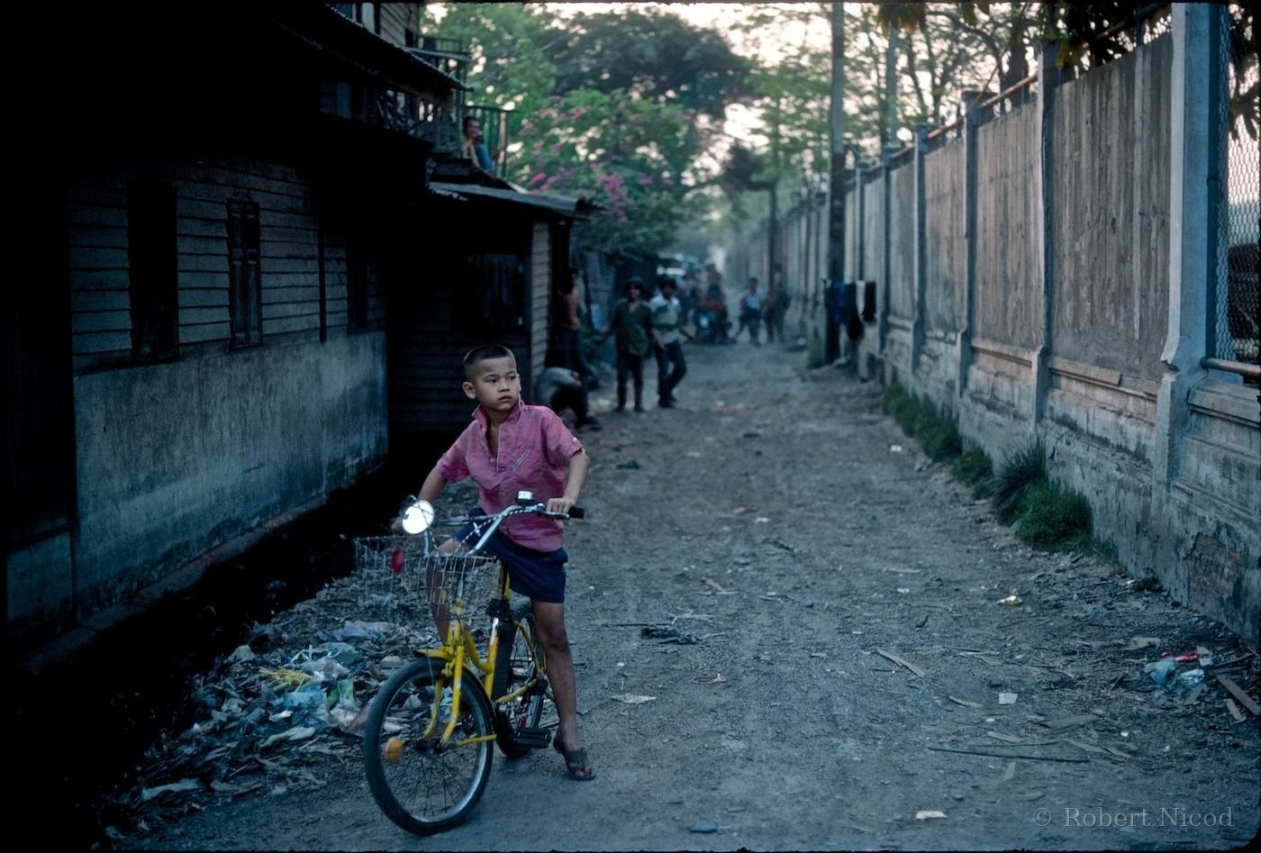 Reportage Thaïlande 1980 — Banlieue, Bangkok 1980