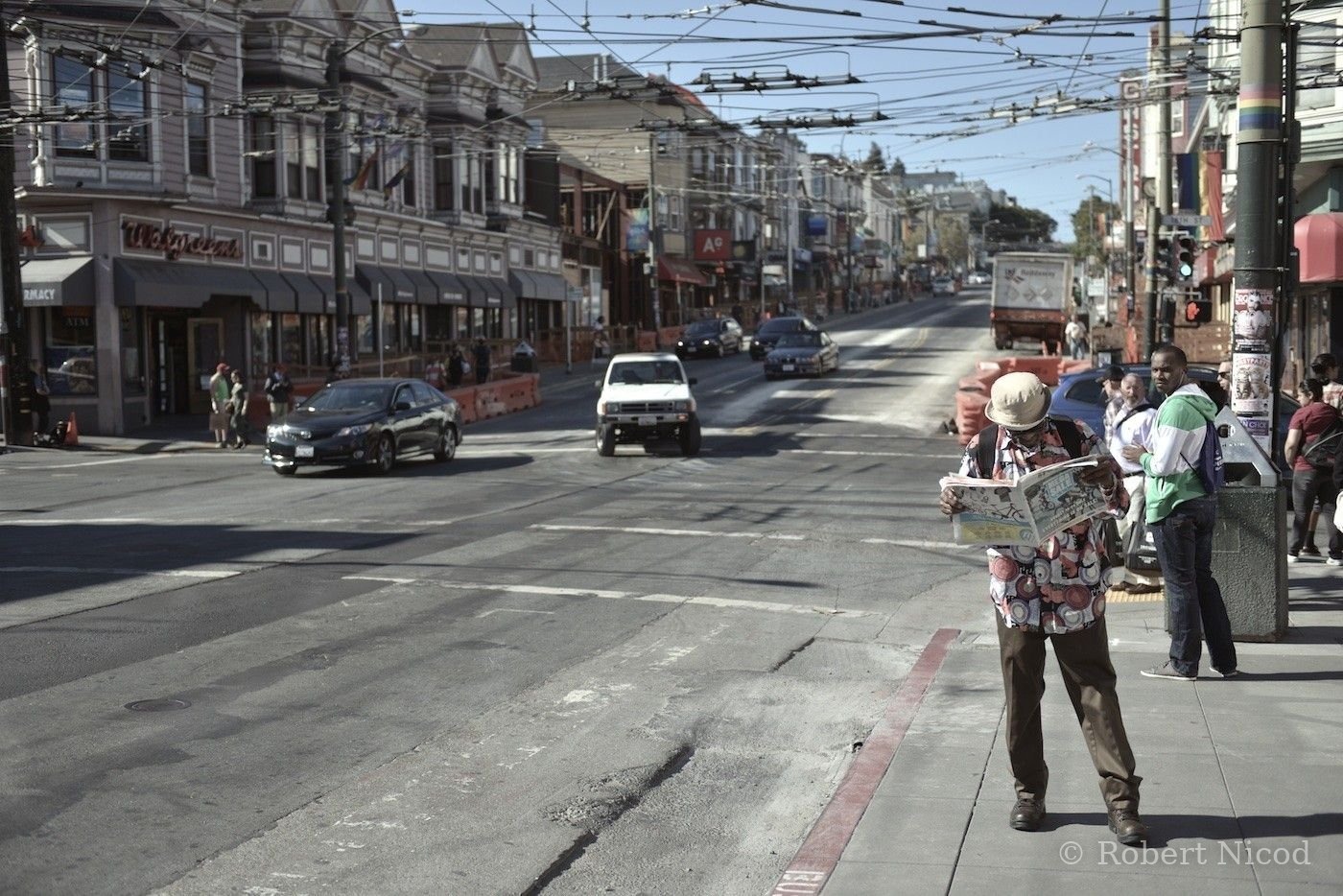 Cities of the West — Waiting for the bus, The Castro, San Francisco 2014