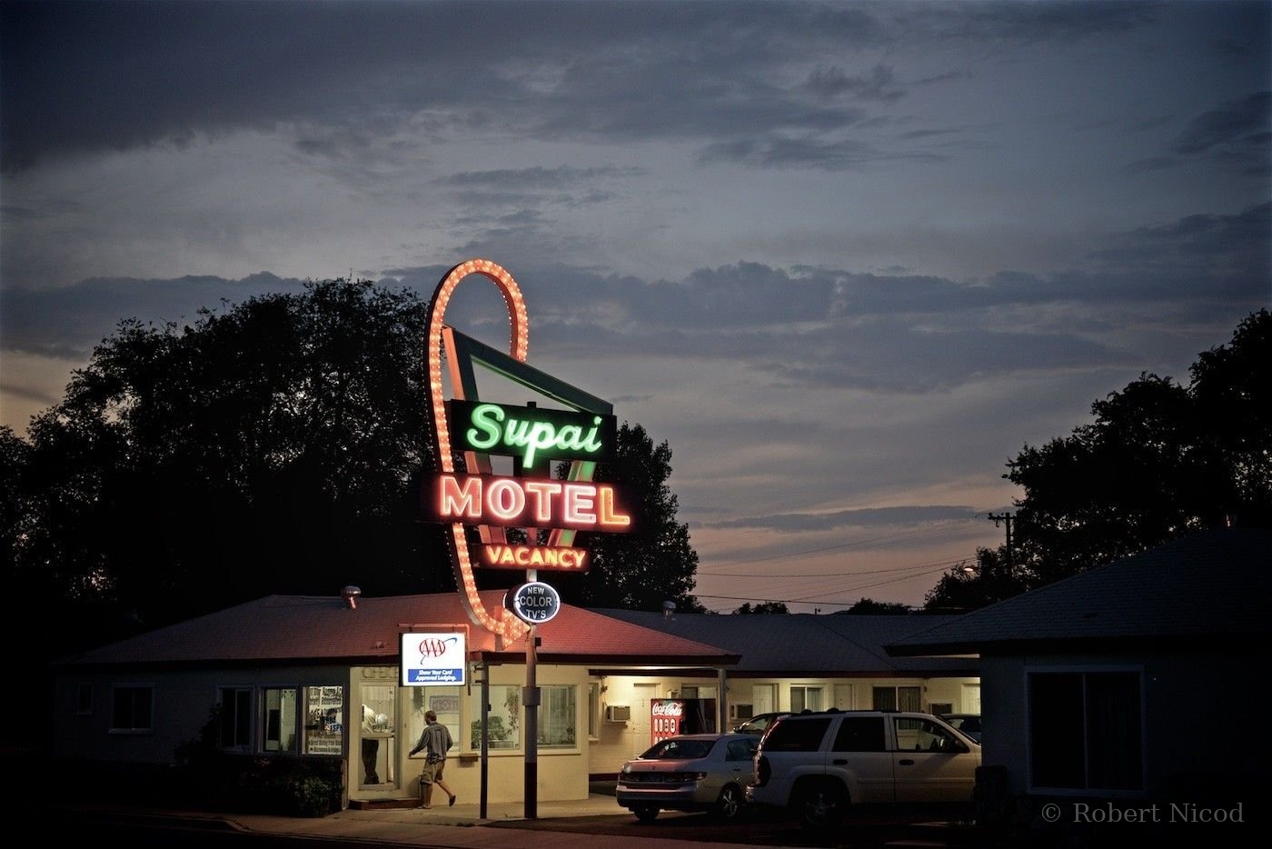 Cities of the West — Typical Western motel, Route 66, Arizona 2014