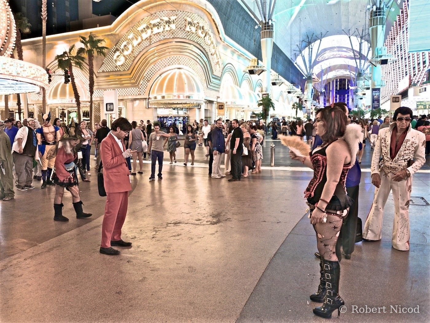 Cities of the West — Nightlife on Fremont Street, Las Vegas, Nevada 2014