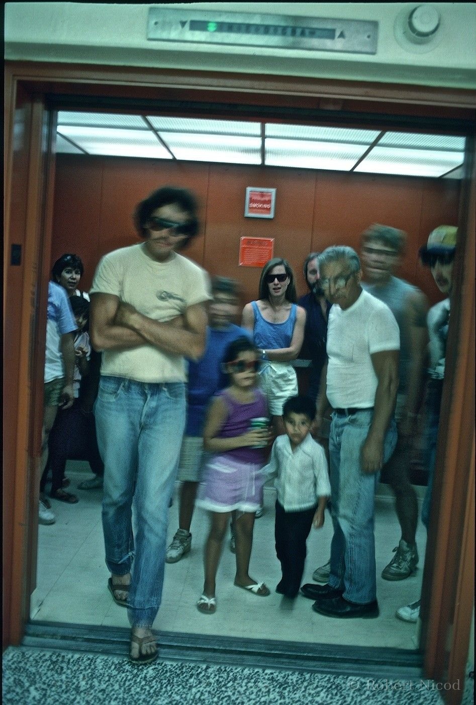 Cities of the West — Caught by the photographer, hotel, Los Angeles 1987