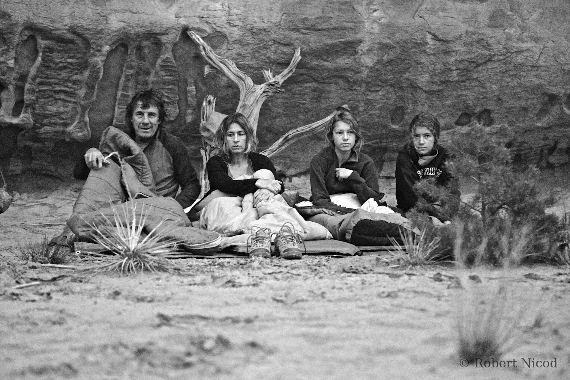 Tourists in the West — A bad night at Arches, risk of a cougar (imaginary), Utah