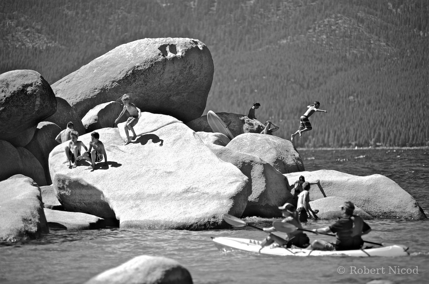 Tourists in the West — Lake Tahoe, California