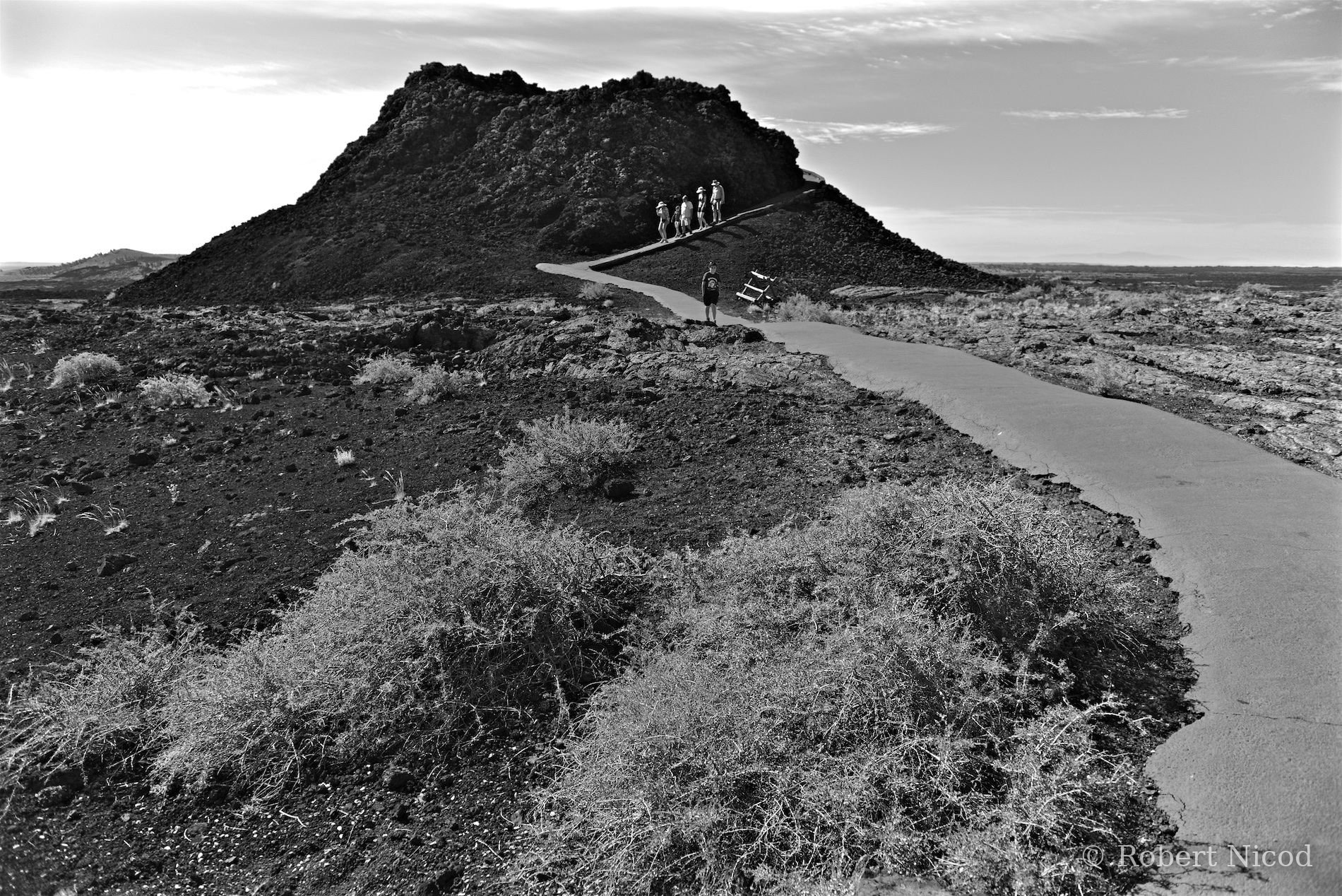 Tourists in the West — Visiting another planet, Craters of the Moon, Idaho