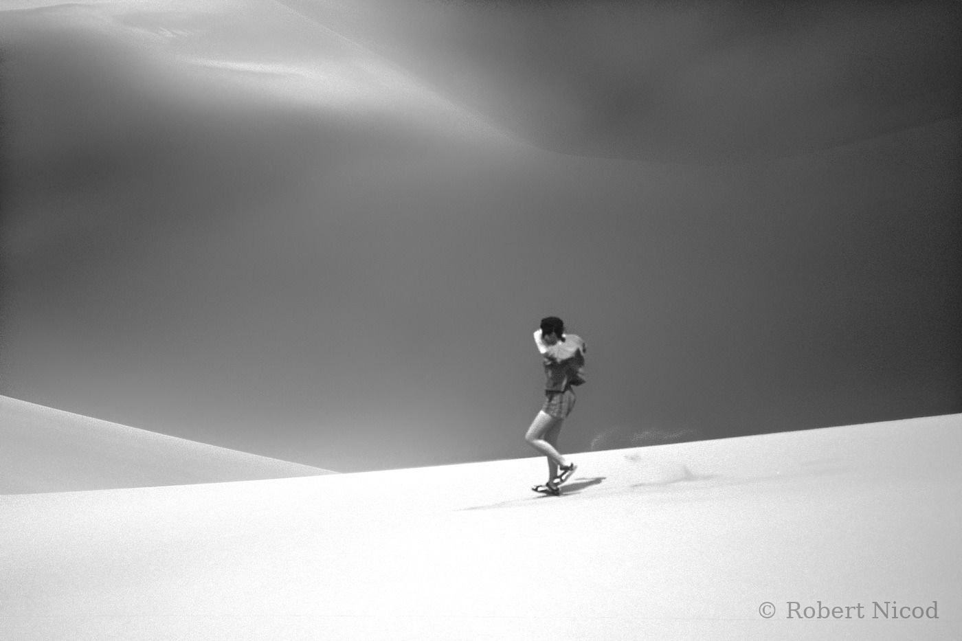Tourists in the West — Welcome on the moon, White Sands, New Mexico