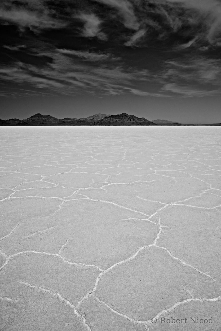 Tourists in the West — Bonneville Salt Flats, Utah
